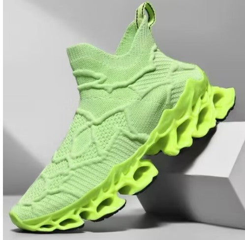 Damen Sportliche Strick-Sneaker mit rutschfester Sohle und innovativer Dämpfungstechnologie R&B