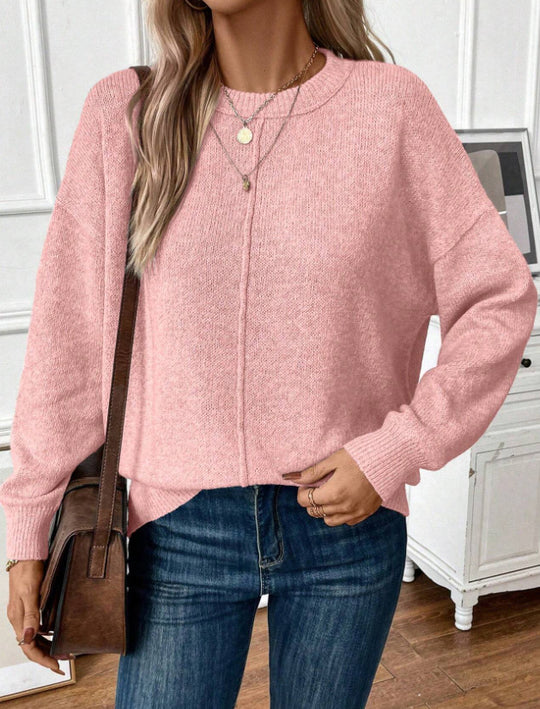 Damen lässiger Strickpullover R&B