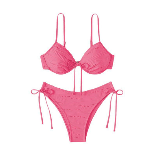 Damen Triangel-Bikini mit raffinierten Rüschendetails R&B
