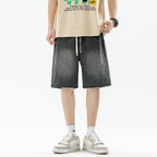 Herren Denim-Shorts mit lässigem Farbverlauf R&B