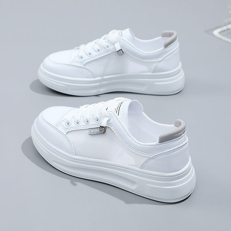 Damen Sportliche Freizeit Sneaker mit atmungsaktivem Mesh-Obermaterial und dämpfender Sohle R&B