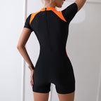 Damen Surfanzug mit kurzem Arm und hohem UV-Schutz R&B