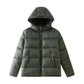 Damen gefütterte Kapuzenjacke mit eleganter Steppung R&B