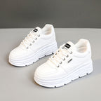 Damen modische Plateau-Sneaker mit rutschfester Sohle und bequemer Polsterung R&B