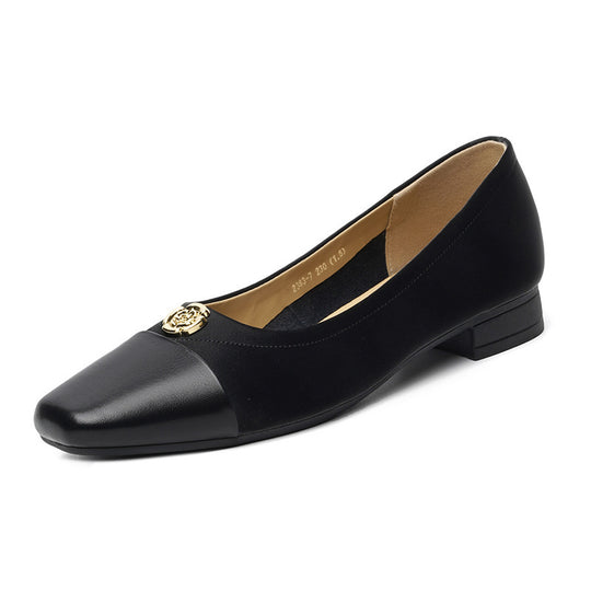 Damen Ballerinas mit elegante Spitze und modischer Verzierungsdetails R&B