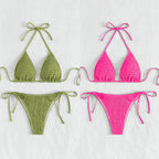 Damen Raffiniertes Wickel-Bikini-Set R&B