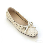Damen Ballerinas mit zierlichem Schleifendesign und gepolsterter Innensohle R&B
