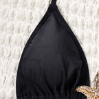 Damen Bikiniset mit transparentem Strandüberwurf