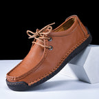 Herren Schnürschuhe im Mokassin-Stil mit rutschfester Sohle und handgenähter Verarbeitung R&B