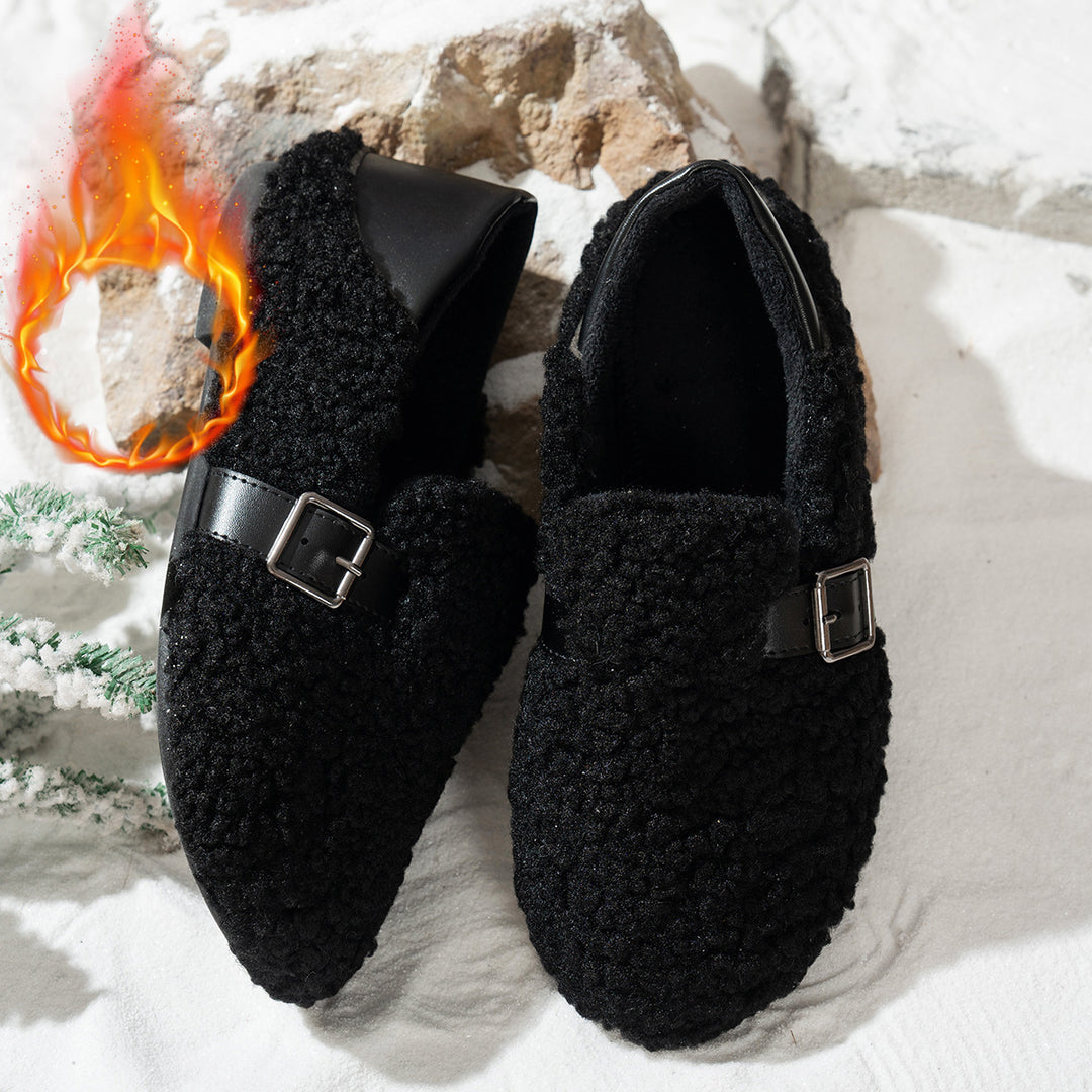 Damen Hausschuhe mit einem flauschigen Innenfutter R&B