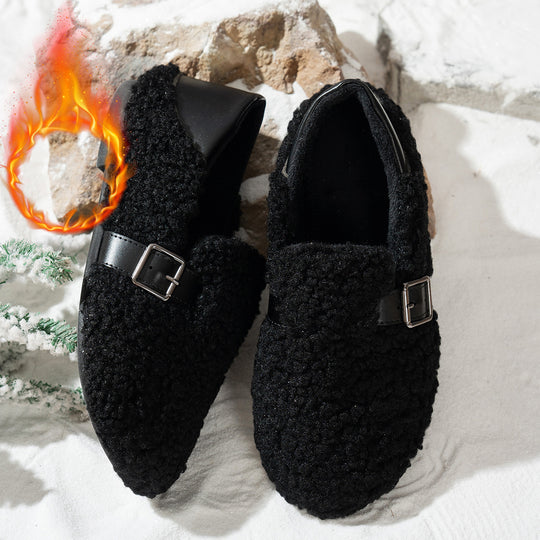 Damen Hausschuhe mit einem flauschigen Innenfutter R&B