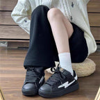 Damen Sportliche Sneakers mit verstellbarem Klettverschluss und gepolsterter Innensohle