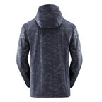 Herren wasserabweisende Camouflagejacke mit verstellbarer Kapuze R&B