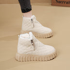 Damen Winterliche Stiefel mit isoliertem Innenfutter und praktischen Reißverschluss R&B