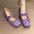 Damen Ballerinas mit elegantem Schleifen-Detail und bequemem Fußbett R&B