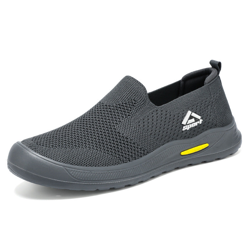 Damen atmungsaktive Slip-On Sportschuhe mit rutschfester Sohle R&B
