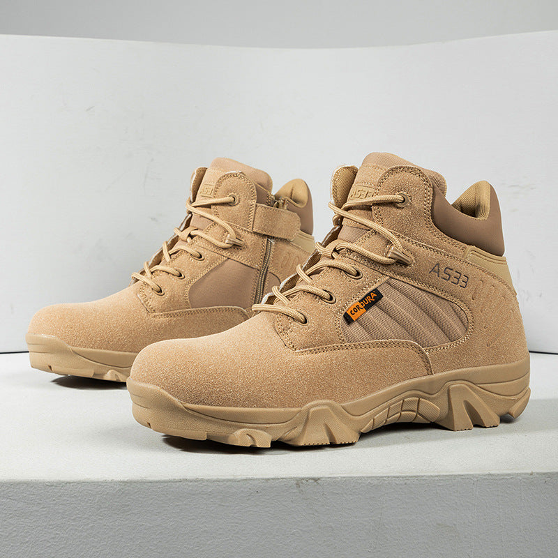 Herren Hochleistungs-Trekkingstiefel mit griffiger Sohle und atmungsaktiver Konstruktion R&B