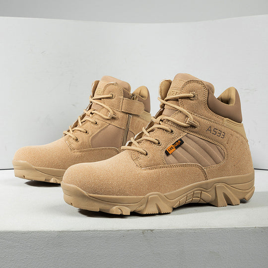 Herren Hochleistungs-Trekkingstiefel mit griffiger Sohle und atmungsaktiver Konstruktion R&B