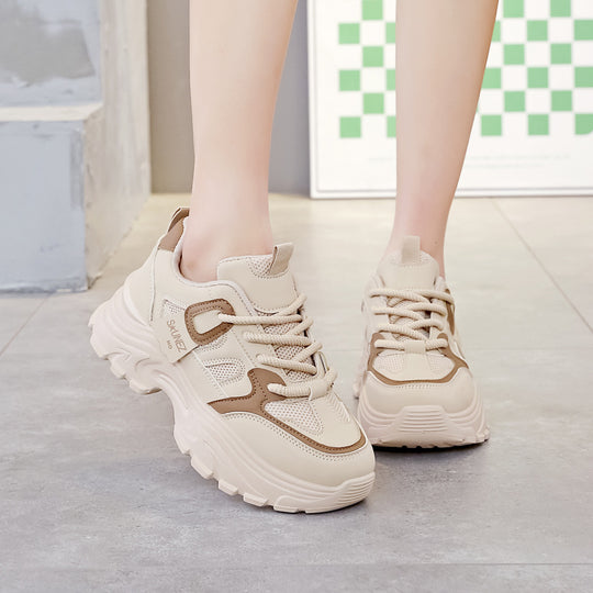 Damen Sportliche Chunky Sneakers mit ergonomischem Profil und rutschfester Sohle R&B