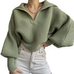 Damen lässiger Pullover R&B