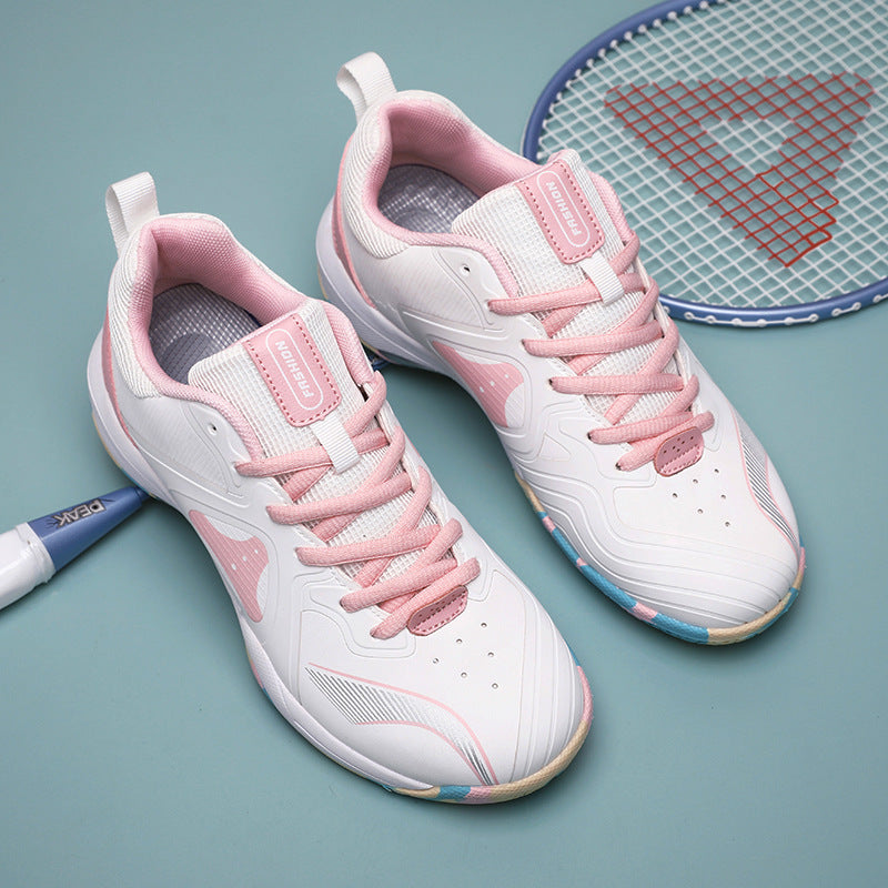 Damen Sportliche Badminton-Sneaker mit dämpfender Sohle und atmungsaktivem Obermaterial R&B