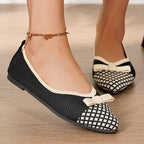 Damen Atmungsaktive und modische Slip-On Ballerinas R&B