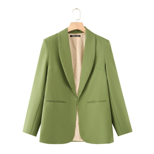 Damen eleganter Blazer mit einzigartigem Schnitt und Taschen R&B