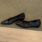 Damen elegante Ballerinas mit klassischem spitzen Design und bequemer Innensohle R&B