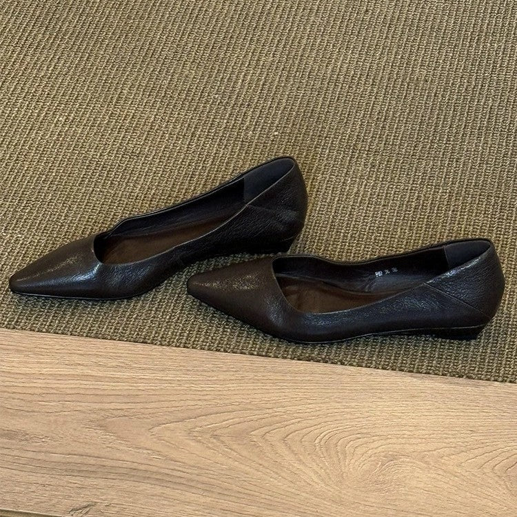 Damen elegante Ballerinas mit klassischem spitzen Design und bequemer Innensohle R&B