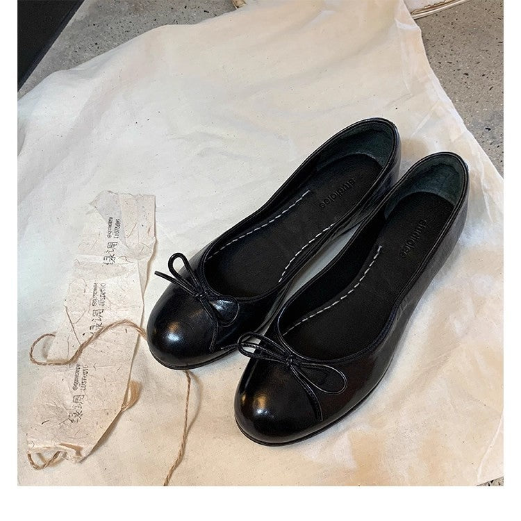 Damen Ballerinas mit dekorativem Schleifenakzent und ergonomischer Innensohle R&B