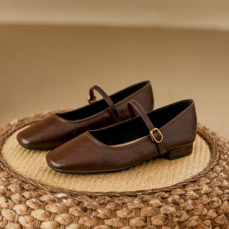 Damen Ballerinas mit modischem Riemchen R&B