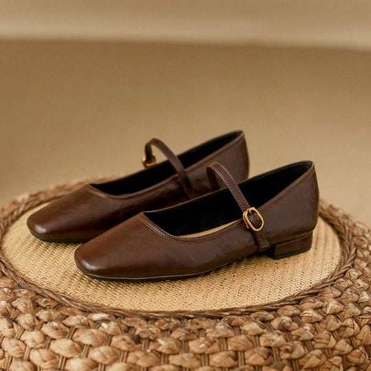 Damen Ballerinas mit modischem Riemchen R&B