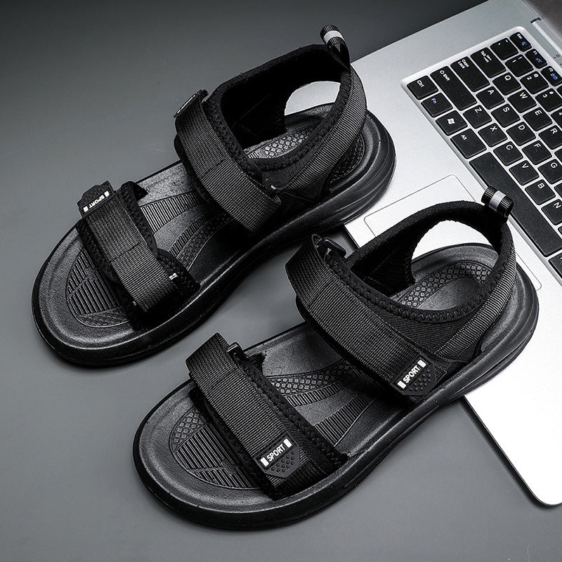 Damen Bequeme und vielseitige Freizeitsandalen mit verstellbaren Riemen R&B