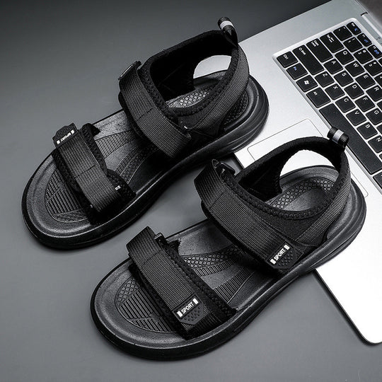 Damen Bequeme und vielseitige Freizeitsandalen mit verstellbaren Riemen R&B