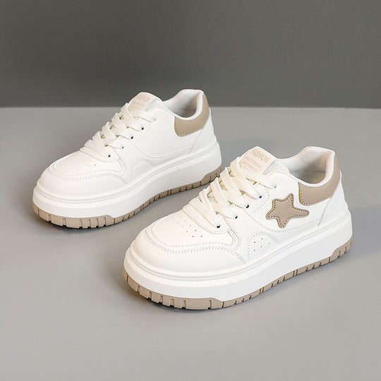 Damen Sportliche Sneakers mit hohem Plateau und atmungsaktivem Obermaterial R&B
