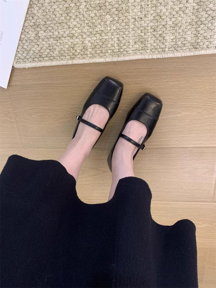 Damen Elegante Pumps mit bequemem Riemchendesign und breiter Sohle R&B