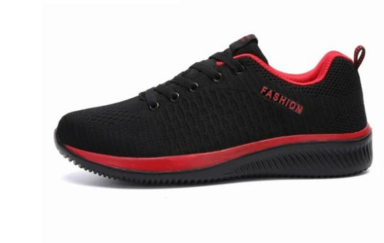 Unisex nan nahtloser Strick-Freizeitschuh mit gepolstertem Innenkragen, Zuglasche und profilierter Gummilaufsohle R&B