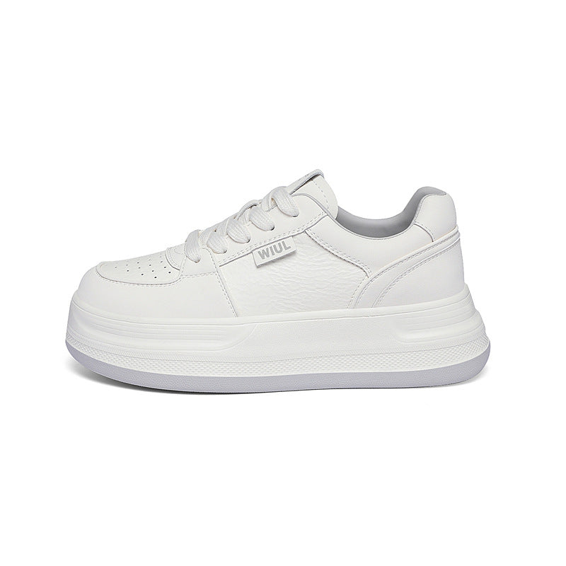 Damen Modische und komfortable Sneakers mit weicher Lederoberfläche R&B