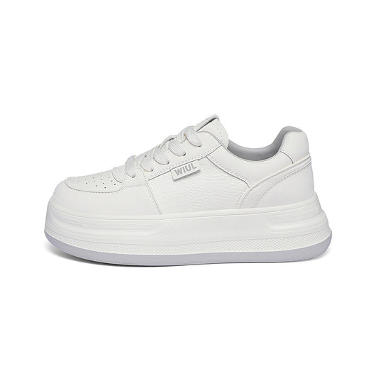 Damen Modische und komfortable Sneakers mit weicher Lederoberfläche R&B