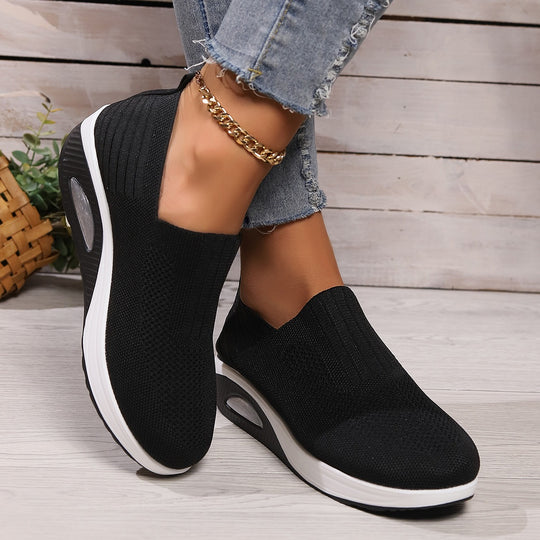 Damen Atmungsaktive Slip-On Sneakers mit erhöhtem Komfort R&B