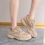Damen trendige Sneaker mit robustem Profil und atmungsaktiver Obermaterialstruktur R&B