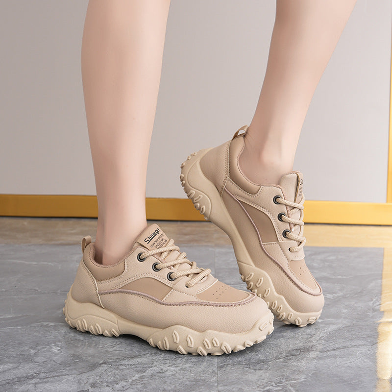 Damen trendige Sneaker mit robustem Profil und atmungsaktiver Obermaterialstruktur R&B