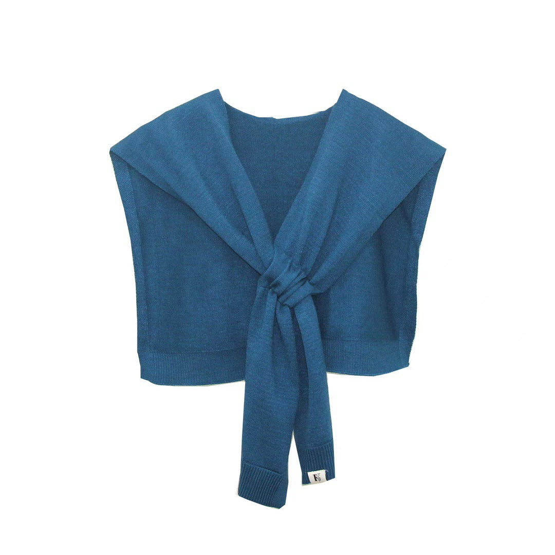 Damen modische Strickschal mit knoten Detail R&B