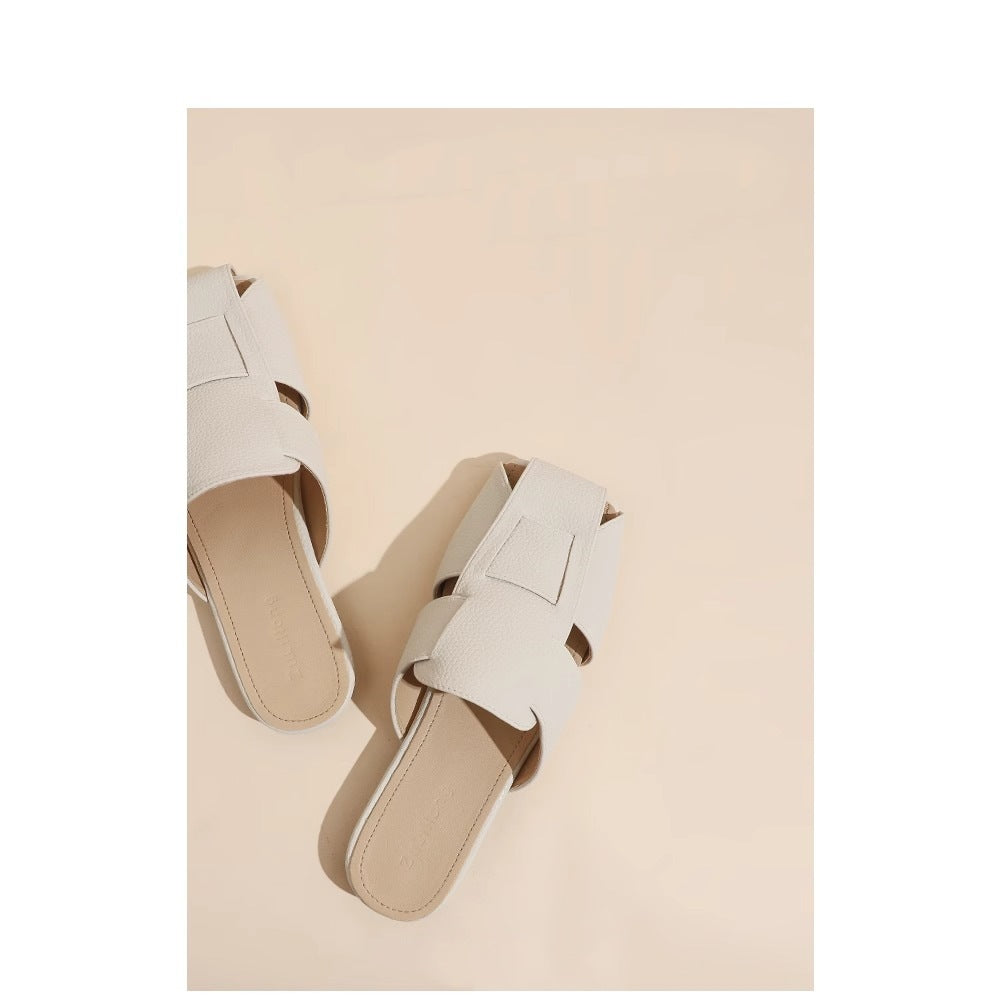 Damen modische Clogs mit weichem Fußbetten und stylischer Überlappung R&B