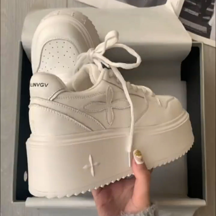 Damen modische Sneakers mit atmungsaktiver Oberflächenstruktur und dämpfendem Sohlenprofil R&B