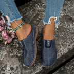Damen Bequeme Clogs mit floralen Ausschnitten R&B