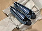 Damen Ballerinas mit mattem Obermaterial und dekorativem Schleifendetail R&B