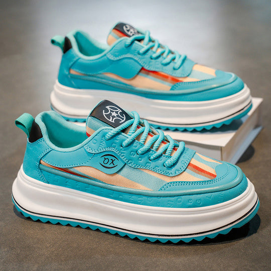 Damen modische Sneakers mit extragroßer Sohle und rutschfester Außensohle R&B