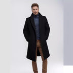 Herren eleganter Wollmantel R&B