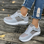 Damen Sportliche Sneakers mit atmungsaktiver Mesh-Oberfläche und dämpfender Sohle R&B